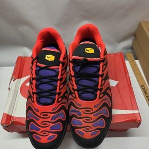 Nike Men's Air Max Plus Drift Black Bright Crimson Shoes FD4290 003 Mens 13